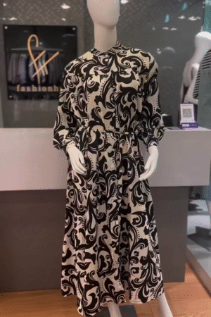 Women Printed Fit & Flare Dress – Twirl-Worthy, Trendy & Totally You