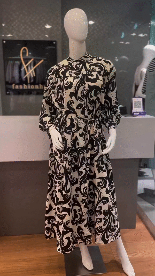 Women Printed Fit & Flare Dress – Twirl-Worthy, Trendy & Totally You