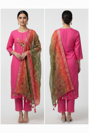 Elegant Woman Nylon Dupatta – Lightweight, Stylish & Versatile