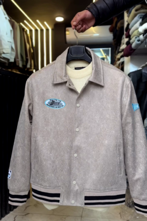 The Icon of Refinement: Men’s Classic Black Lambskin Leather Jacket