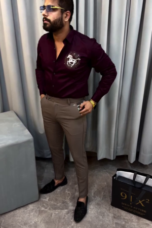 Men’s Stylish Evening Wear Shirt