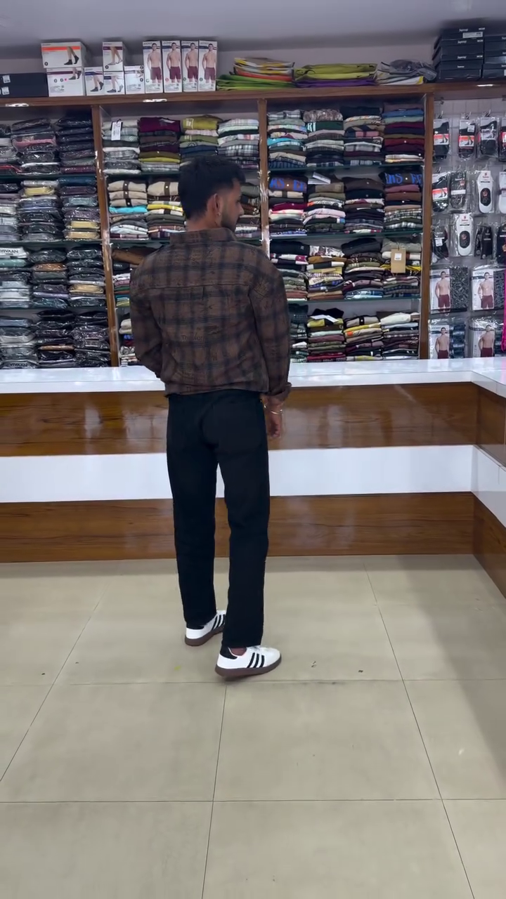 Men Spread Collar Textured Cotton Relaxed Fit Casual Shirt - Image 6