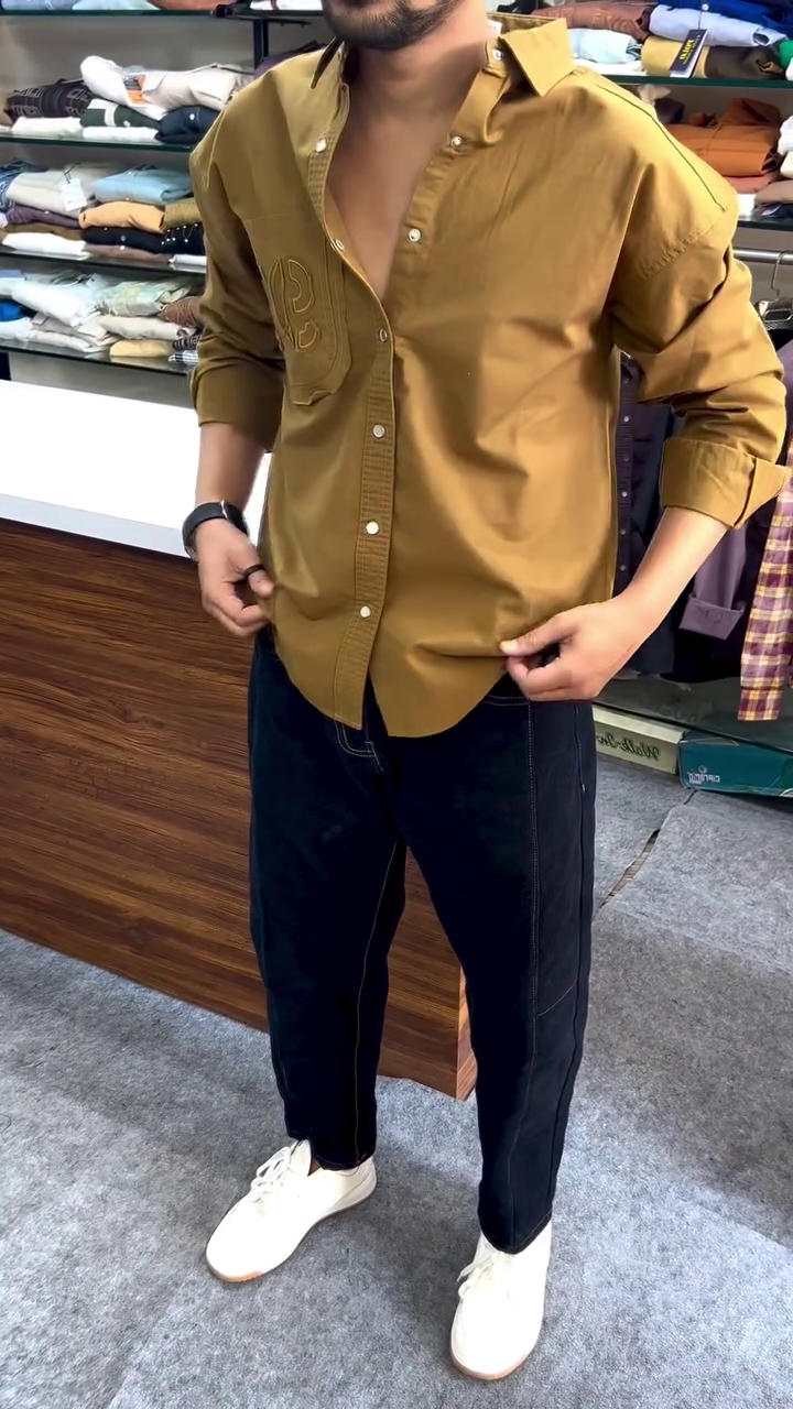 The Life Co. Pure Cotton Brand Logo Printed Relaxed Fit Shirt - Image 7