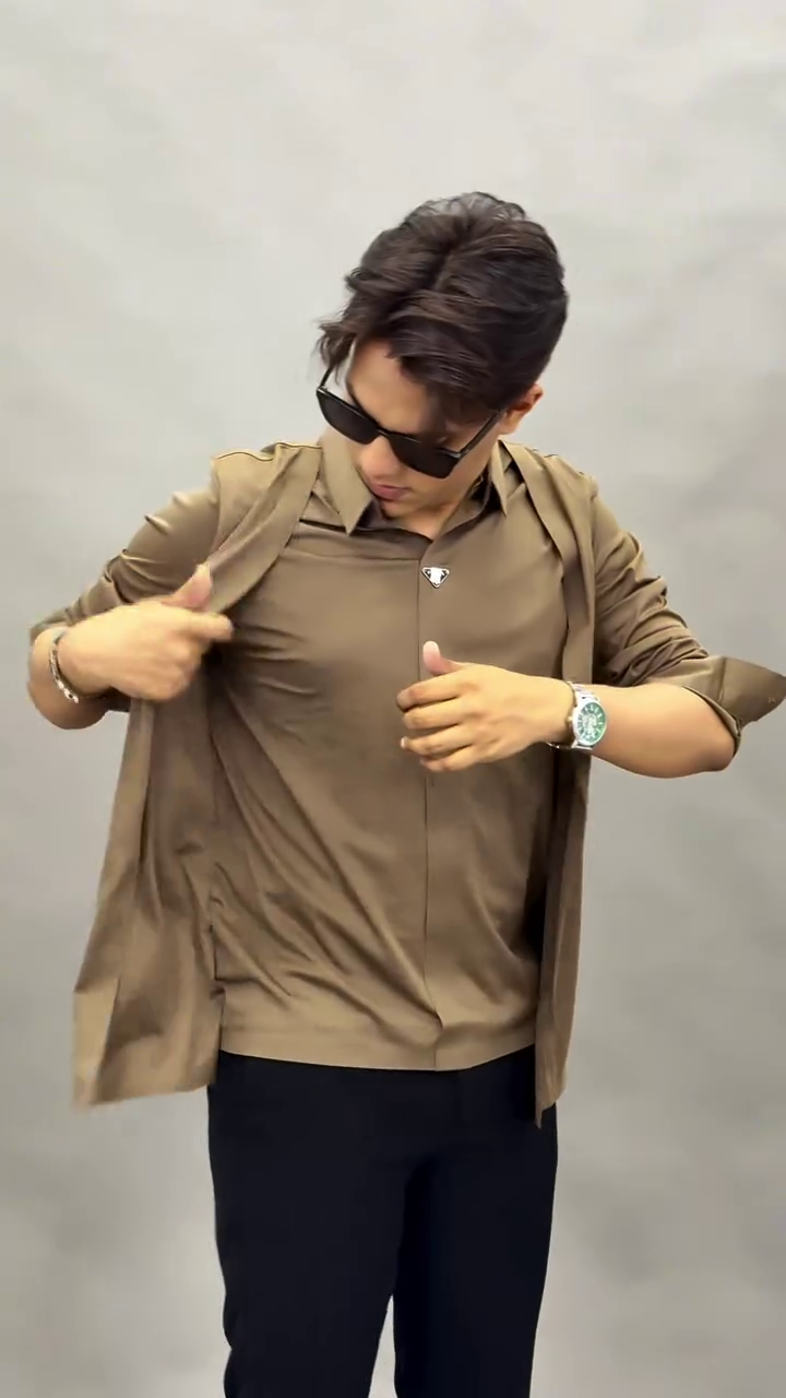 Men Comfort Textured Opaque Casual Shirt - Image 2