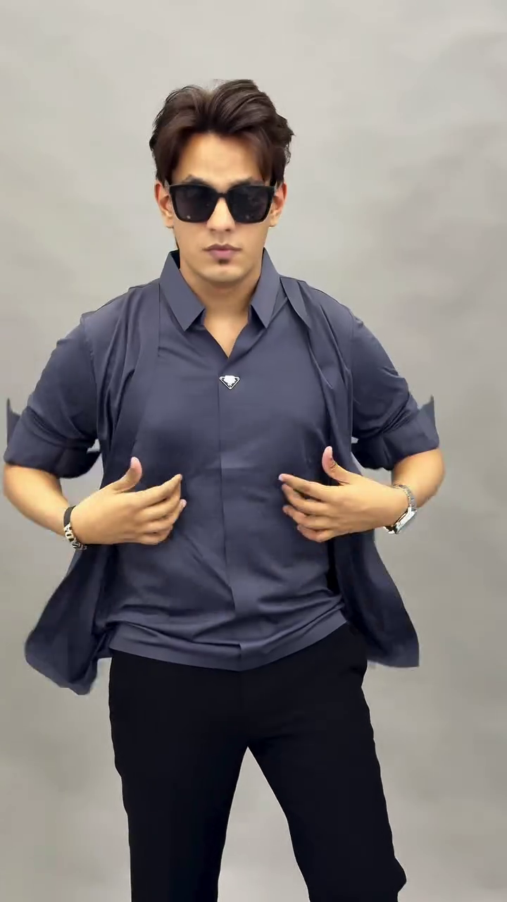 Men Comfort Textured Opaque Casual Shirt - Image 8
