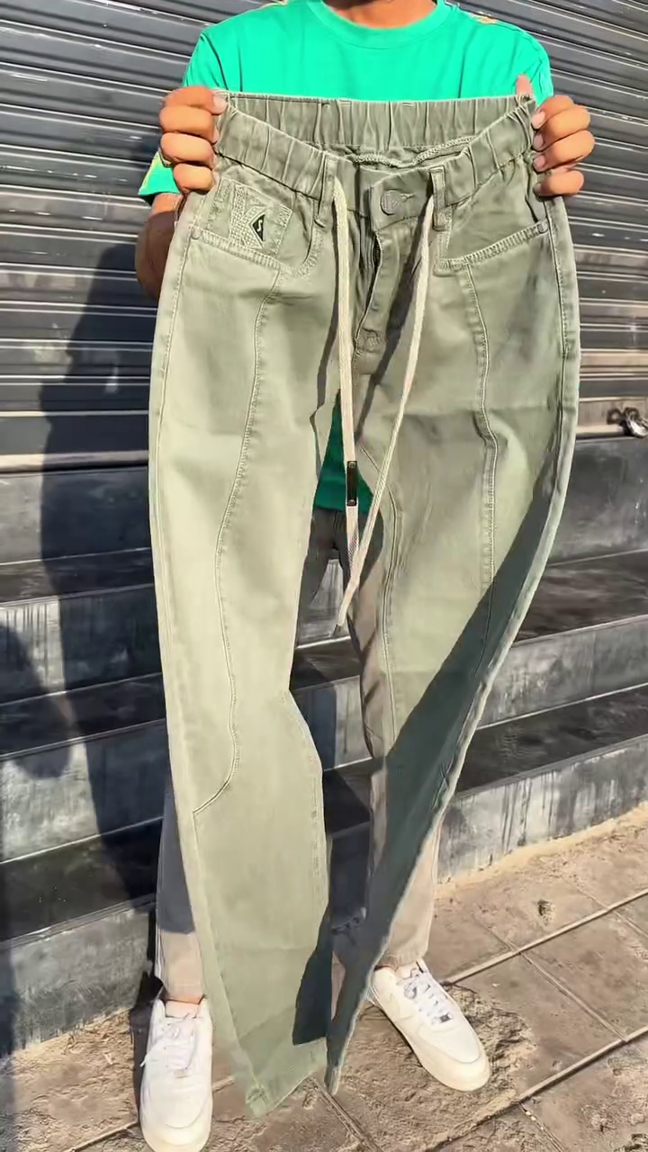 Men Comfort Baggy Fit Non Stretchable Cotton Jeans - Image 3
