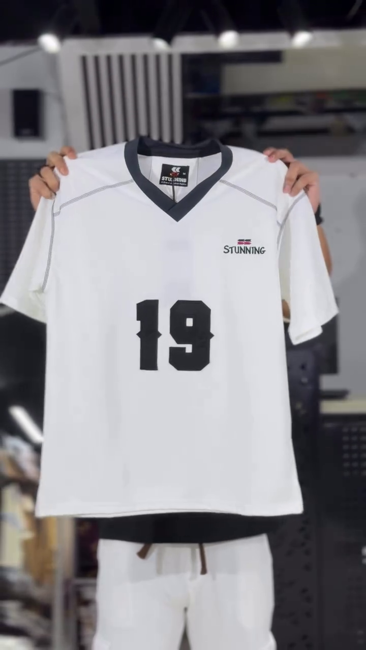 Typography Printed Raglan Sleeves T-shirt with Mesh Inserts