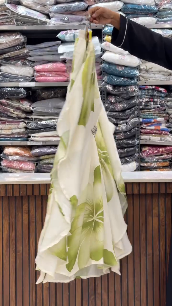 Women Floral Printed Maxi Dress With Dupatta - Image 8