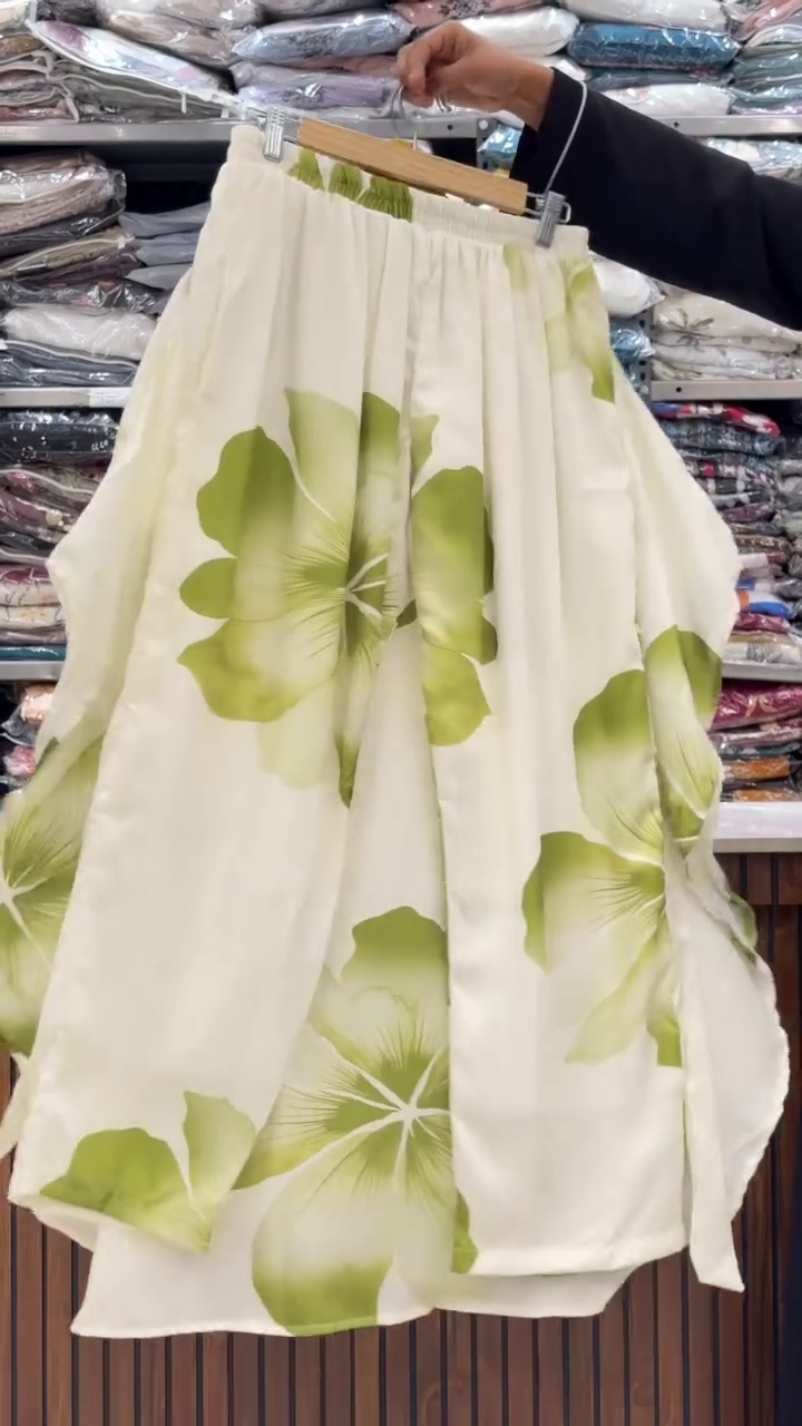 Women Floral Printed Maxi Dress With Dupatta - Image 7