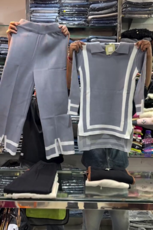 Straps Pure Cotton Top & Trousers