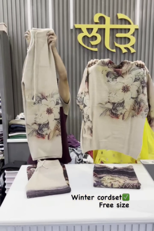 Floral Printed Top with Trousers