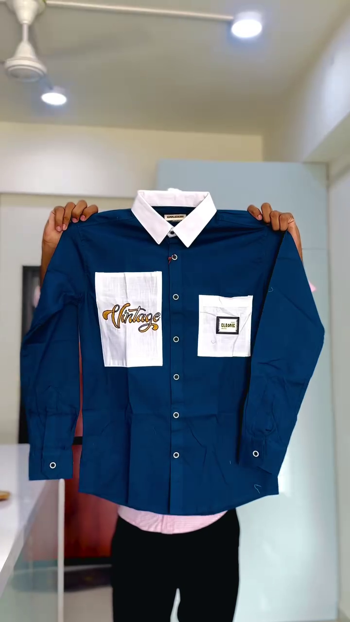 Men Brown And Rust Colourblocked Pure Cotton Casual Shirt - Image 4