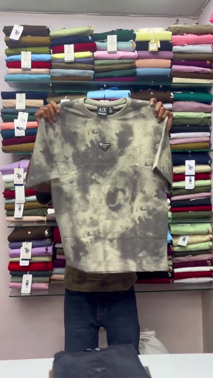 Men Olive Green Oversized T-shirt - Image 8