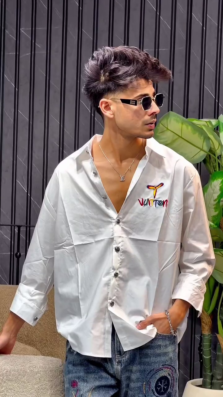Men Classic Printed Casual Shirt - Image 3