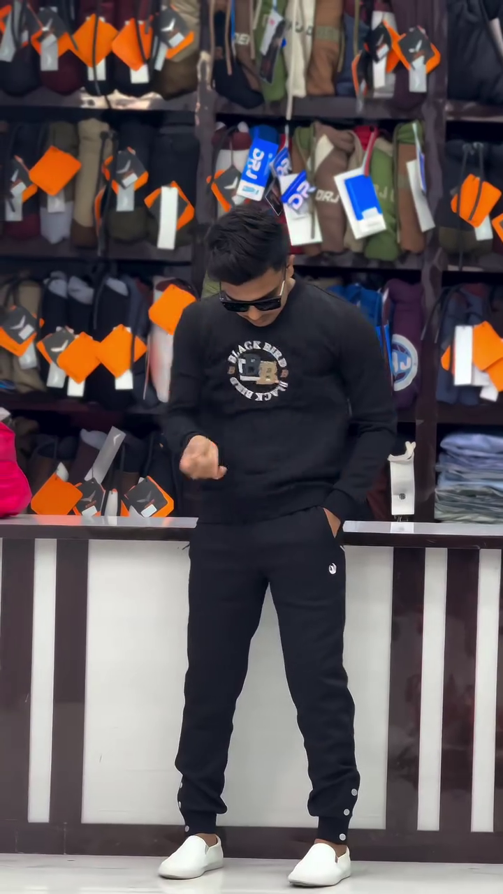 Men Solid Oversized Hooded Cotton Tracksuits - Image 11