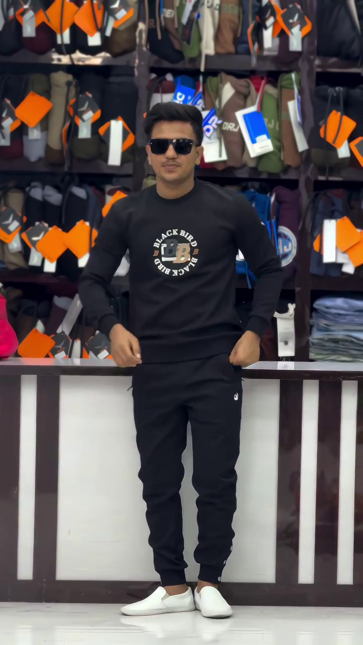 Men Solid Oversized Hooded Cotton Tracksuits - Image 8