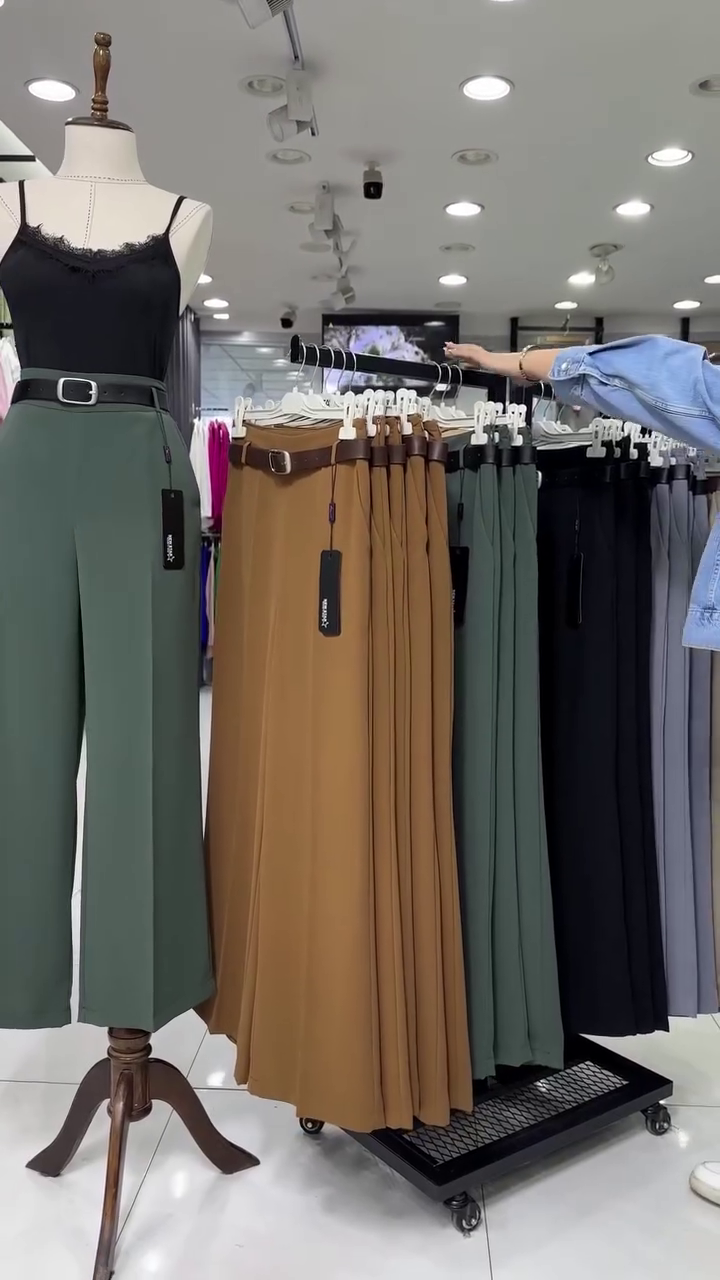 Wrap High Rise Pareo Korean Regular Fit Pants - Image 8