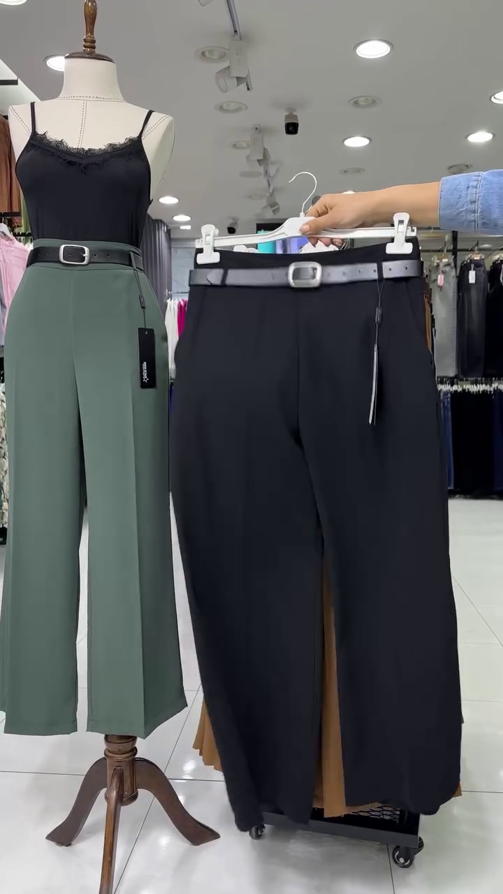 Wrap High Rise Pareo Korean Regular Fit Pants - Image 5