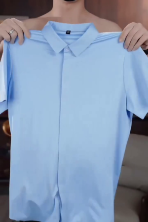 Men Technocool Solid Regular Fit Spread Collar Sports Shirt