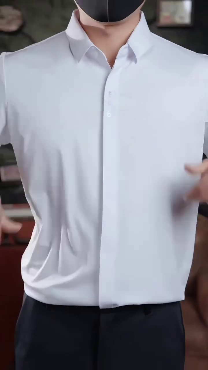 Men Technocool Solid Regular Fit Spread Collar Sports Shirt - Image 4