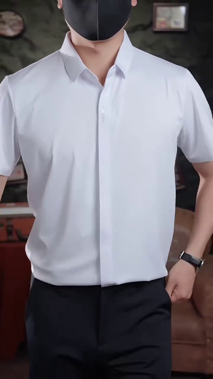 Men Technocool Solid Regular Fit Spread Collar Sports Shirt - Image 3