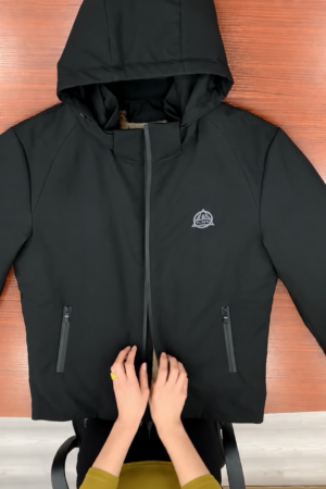 Solid Hooded Sports Sweatshirt