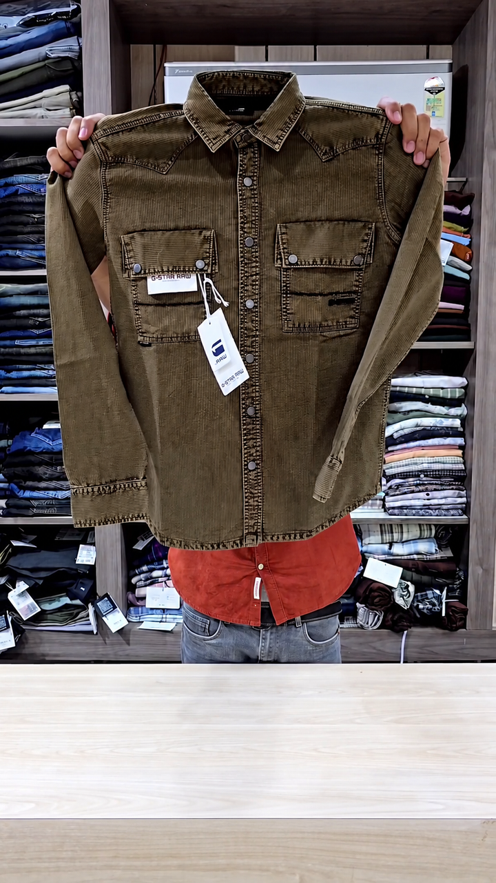 Smart Street Style Fashion Wear Men’s Classic Denim Shirt - Image 5